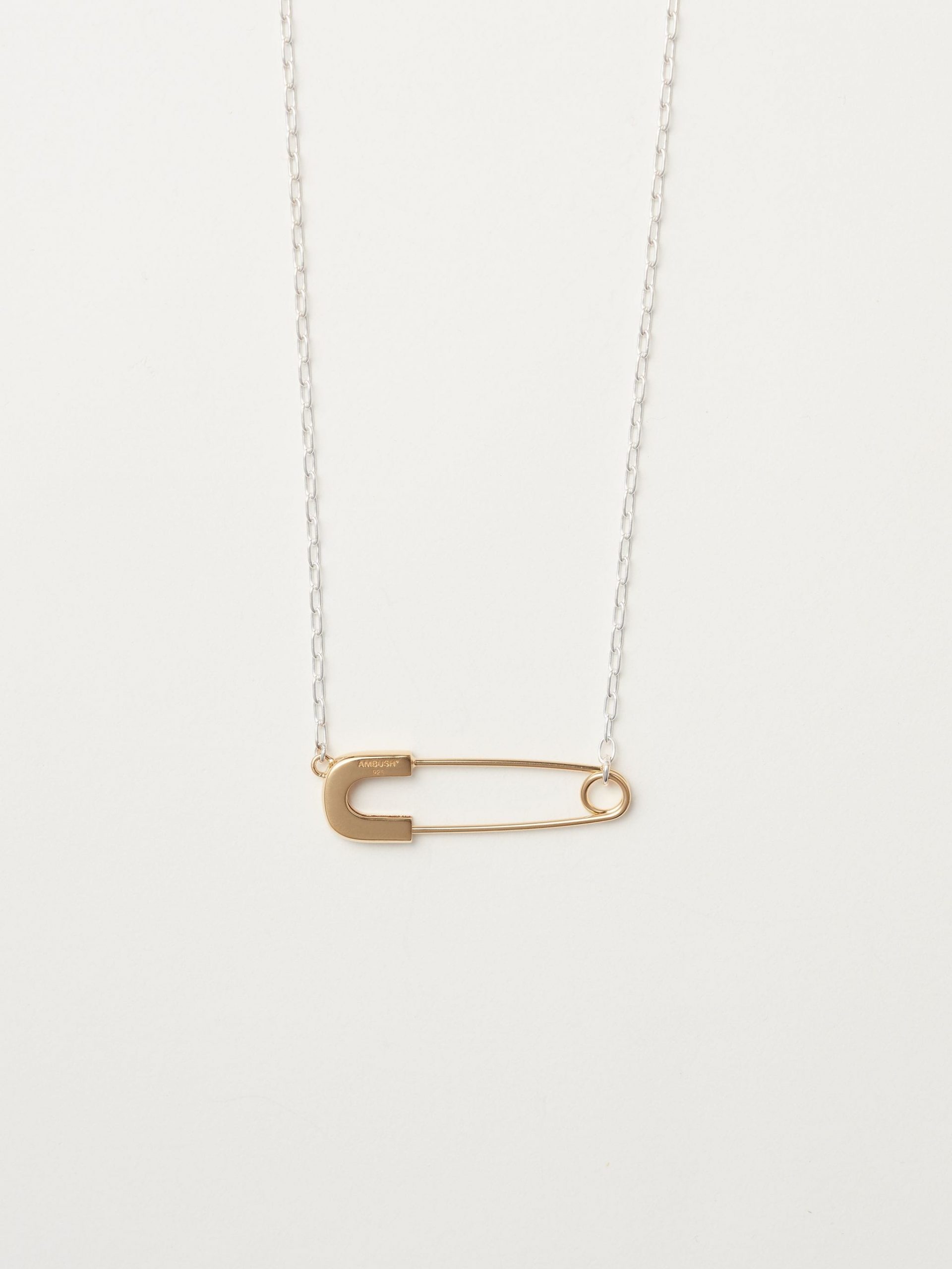 Exceptional SAFETY PIN NECKLACE 925 Gift Selection Sale At Half price